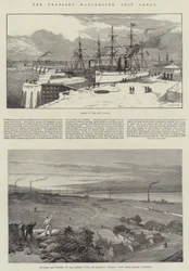 Het voorgestelde Manchester Ship Canal